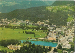 SUISSE - CRANS SUR SIERRE - Vue Du Centre De La Station Et Du Golf - Crans-Montana