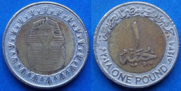 EGYPT - 1 Pound AH1439 2018AD "Tutankhaman's Gold Mask" KM# 940a Arab Republic (1971) - Edelweiss Coins - Egypte