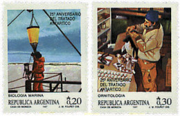 36455 MNH ARGENTINA 1987 25 ANIVERSARIO DEL TRATADO DE LA ANTARTIDA - Nuevos