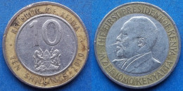 KENYA - 10 Shillings 2010 KM# 35.2 Republic (1964) - Edelweiss Coins - Kenya