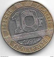 *france 10 Francs 1991   Km 964.1  Unc - 10 Francs