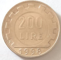 1998 - Italia 200 Lire   ----- - 200 Liras