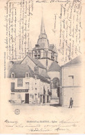 FRANCE - Fresnay Sur Sarthe - Eglise - Café Suchard - Carte Postale Ancienne - Otros & Sin Clasificación