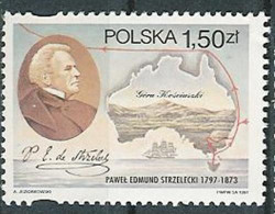 Poland Stamps MNH ZC.3520: Pawel Edmund Strzelecki 200 Y. - Ongebruikt