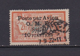 SYRIE 1922 PA N°13 OBLITERE - Poste Aérienne