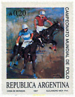 29435 MNH ARGENTINA 1987 CAMPEONATOS DEL MUNDO DE POLO - Nuevos