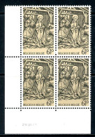 BE   2030   XX   ---   Nativité  --  Bloc De 4  Coin De Feuille Du 28.VIII.81  --  Excellent état - Dated Corners