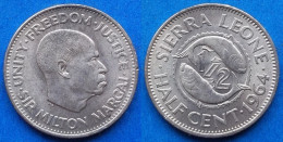 SIERRA LEONE - Half Cent 1964 KM# 16 Independent (1961-2022) - Edelweiss Coins - Sierra Leona