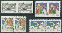 Poland Stamps MNH ZC.3534-37 2po: Christmas (VII) (2h) - Ongebruikt