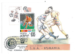 MAX 27 - 29 World Cup USA, Romania - Maximum Card - 1994 - 1994 – USA