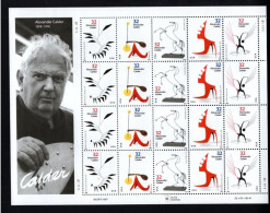 1952925257 1998  (XX) SCOTT 3198 - 3202 POSTFRIS MINT NEVER HINGED  - COMPLETE SHEET ALEXANDER CARTER - - Unused Stamps