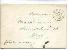 PARIS CAD De Taxe 30c Bureau De Quartier J 1858     ..G - Altri & Non Classificati