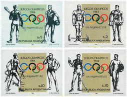 52488 MNH ARGENTINA 1984 23 JUEGOS OLIMPICOS VERANO LOS ANGELES 1984 - Nuovi