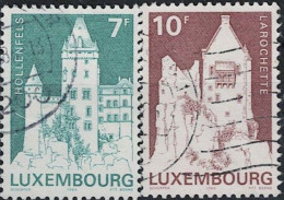 Luxemburg - Historischer Baudenkmäler (MiNr: 1105/6) 1984 - Gest Used Obl - Gebraucht