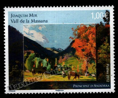 Andorre Français / French Andorra 2012 Yv. 720, Art, Landscape Painting By Joaquim Mir - MNH - Ungebraucht