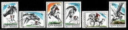 Romania - Roumanie 1992 Yvert 3997-4002, Fauna, Horses - MNH - Unused Stamps