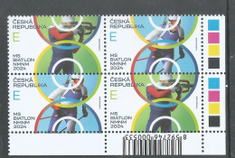 ** 1241 - 2 Czech Republic  Biathlon Championship 2024 - Unused Stamps