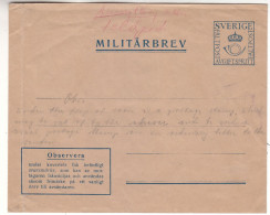 Suède - Lettre Militaire De 1929 ° - GF - Oblit Stockholm - Valeur 400 Sek En .....2005 - Militari