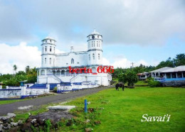 Samoa Savaii Church New Postcard - Samoa