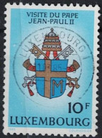 Luxemburg - Besuch Von Papst Johannes Paul II. (MiNr: 1124) 1985 - Gest Used Obl - Usados