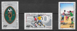 Sport Football - Cameroun N°512 à/to 514 (CAN 1972) 1972 ** - Fußball-Afrikameisterschaft