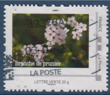Branche De Prunier En Fleurs Issu Collector Les Exclusifs TVP LV 20g Oblitéré Cadre Philaposte - Used Stamps