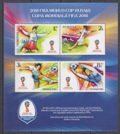 Soccer World Cup 2018 - Football - ROMANIA - S/S MNH - 2018 – Rusia
