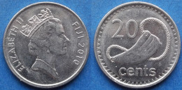 FIJI - 20 Cents 2010 "Tabua" KM# 121 Elizabeth II Decimal Coinage (1971-2022) - Edelweiss Coins - Figi