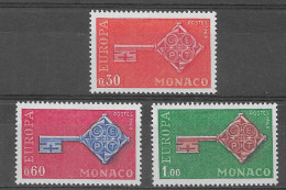 Monaco 1968.  Europa Mi 879-81  (**) - 1968