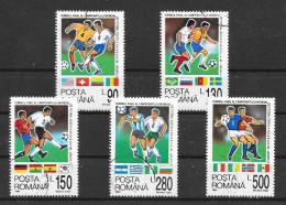 Sport Football - Roumanie N°4170 à/to 4174 (CM Etats-Unis 1994) 1994 O - 1994 – États-Unis