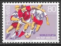 Sport Football - Suisse N°1452 80c (CM Etats-Unis 1994) 1994 ** - 1994 – Vereinigte Staaten