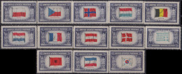 ETATS UNIS D'AMERIQUE - Drapeaux Des Pays Occupés - Unused Stamps