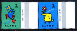 Aland 1996 / Greeting Stamps MNH Saludos Grüsse / Hh18  5-16 - Aland