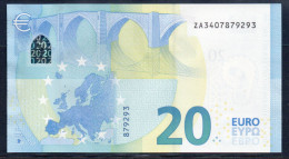 € 20 BELGIUM ZA  Z001  DRAGHI  UNC - 20 Euro