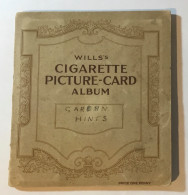 WILLS’S CIGARETTE PICTURE CARD ALBUM COMPLETO GARDEN HINTS - Otros & Sin Clasificación