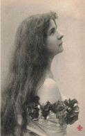 FANTAISIES - Femme - Profil - Carte Postale Ancienne - Vrouwen