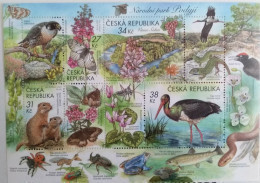 Czech Republik 2023, Naturschutz, Thayatal, Sheet 4 Stamps, MNH - Ongebruikt
