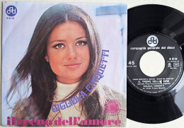 GIGLIOLA CINQUETTI : 45 " Il Treno Dell'amore / Lo Specchio " 1969 = MINT / MINT - Sonstige - Italienische Musik