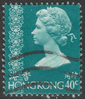 Hong Kong. 1973 QEII. 40c Used. SG 316 - Gebruikt