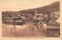 FRANCE - Bastia - Le Nouveau Port Et Le Général Bonaparte - Carte Postale Ancienne - Bastia