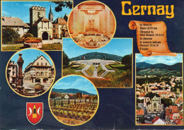 (68) CERNAY Multivue, Cimetière Harmantswillerkopf   ( Haut Rhin ) - Cernay