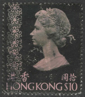 Hong Kong. 1973 QEII. $10 Used. SG 324d - Gebruikt