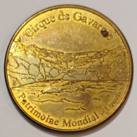 65 - LOURDES - CIRQUE DE GAVARNIE - PATRIMOINE MONDIAL - MEDAILLE DE COLLECTION - Non Datati