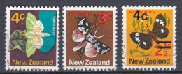Nouvelle Zélande  1970 - 1979    Y&T  N °  512   513   533  Oblitérés - Oblitérés
