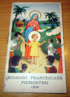 Missioni Francescane Piemontesi CALENDARIO TASCABILE 1959 - Petit Format : 1941-60