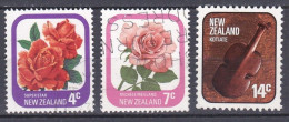 Nouvelle Zélande  1970 - 1979    Y&T  N °  648   651   678  Oblitérés - Usati