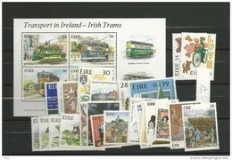 1987 MNH Ireland, Eire, Irland Year Collection, Postfris - Komplette Jahrgänge