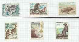 Monaco N°809 à 814 Cote 8.65€ - Used Stamps