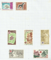 Monaco N°815, 816, 822 à 826 Cote 5.40€ - Used Stamps