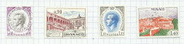 Monaco N°847 à 850 Cote 7.85€ - Used Stamps